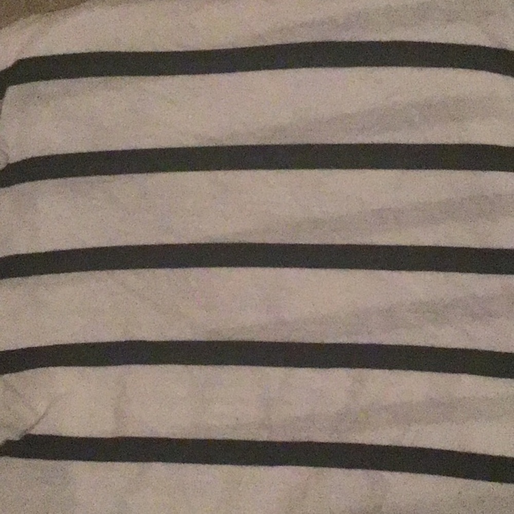 Black and white striped shirt